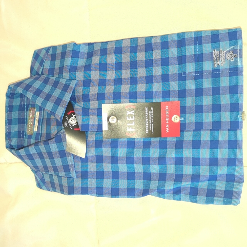 Can Heusen Dress Shirt men's size 15.5 NWT